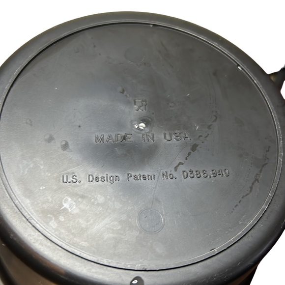 PAMPERED CHEF Small Micro Cooker Microwave Steamer 4 Cup 1 Quart 2776 Black USA - Picture 4 of 11